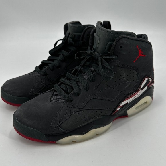 Jordan Shoes - Jordan Women's High-Top Sneakers in Black and Red